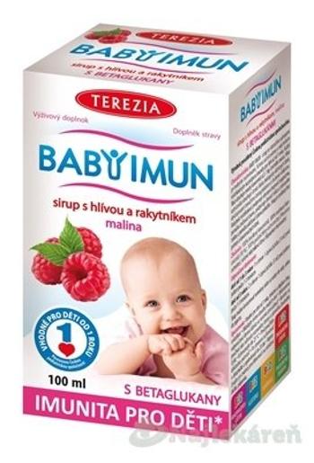 TEREZIA BABY IMUN sirup s hlivou a rakytníkom (malina), 100ml