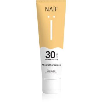 Naif Sun Mineral Sunscreen SPF 30 ochranný krém na opaľovanie SPF 30 vodeodolný 100 ml