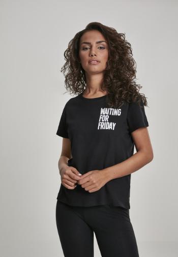 Mr. Tee Ladies Waiting For Friday Box Tee black - XS