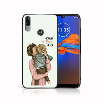 MY ART Silikónový obal Motorola Moto E6 Plus MOM LIFE (118)