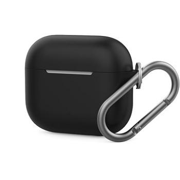 AhaStyle kryt AirPods 3 (2021) s LED a karabínou čierny (PT148-Black)