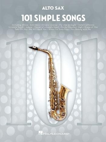 Hal Leonard 101 Simple Songs for Alto Sax Noty