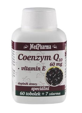 Medpharma Coenzym Q10 60 mg + vitamin E 67 tobolek