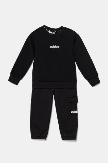 Tepláková súprava adidas čierna farba, JC9745