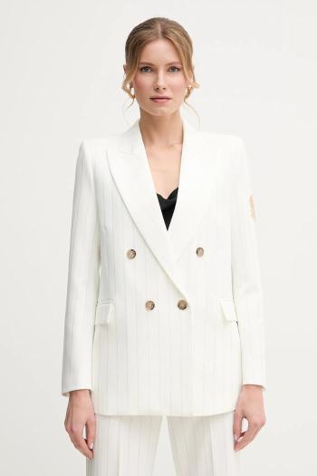 Sako Ermanno Scervino biela farba, dvojradové, vzorované, 56TI001EV7