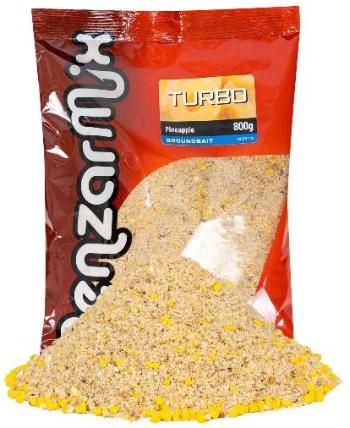 Benzar mix krmítková zmes groundbait turbo 800 g - ananas