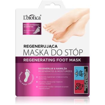 L’biotica Masks regeneračná maska na chodidlá vo forme ponožiek 32 ml