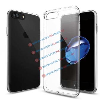 Silikónový obal Apple iPhone 7 Plus / iPhone 8 Plus priehľadný