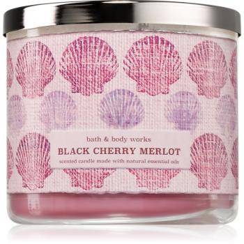 Bath & Body Works Black Cherry Merlot vonná sviečka 411 g