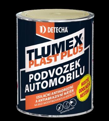 DETECHA Tlumex plast plus - asfaltový, antikorózny, izolačný náter cierny 2 kg