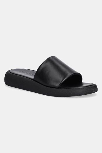 Kožené šľapky Copenhagen Leather dámske, čierna farba, CPH773