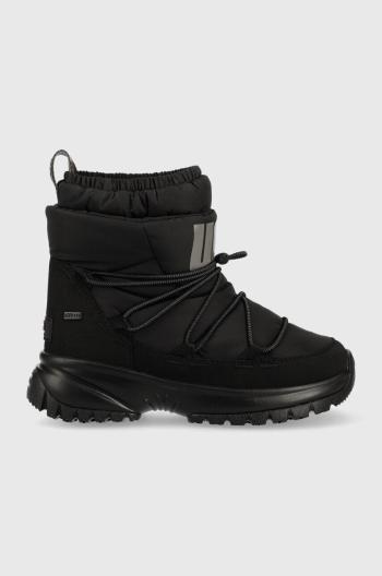 Snehule UGG W Yose Puffer Mid čierna farba, 1131978.BLK
