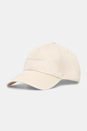 Bavlnená šiltovka Oakley béžová farba, jednofarebná, FOS901221