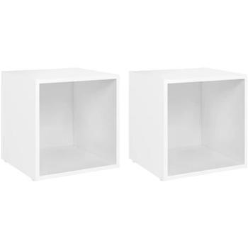 SHUMEE 2 ks biela 37 × 35 × 37 cm (805499)