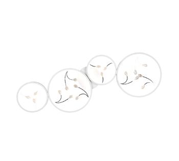 LED stropné osvetlenie Trio Groovy biela 642110431