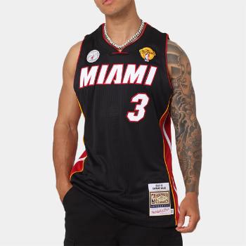 Jersey Mitchell & Ness Miami Heat #3 Dwyne Wade Authentic Road Finals Jersey black - L