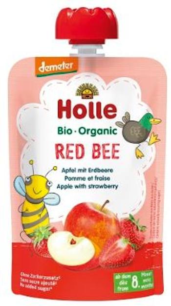 HOLLE Bio pyré - Red Bee- Jablko s jahodami 100 g