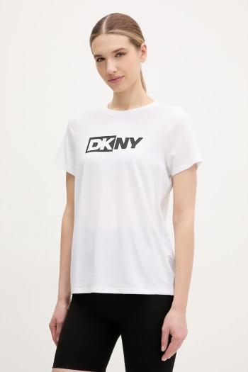 Tričko Dkny dámske, biela farba, DP5T5894
