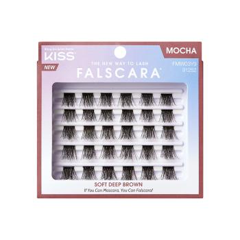 KISS Umelé riasy Falscara Multi Wisps (Mocha) 24 ks