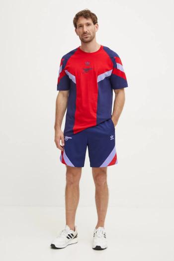 Šortky adidas Originals tmavomodrá farba, vzorované, JJ1682