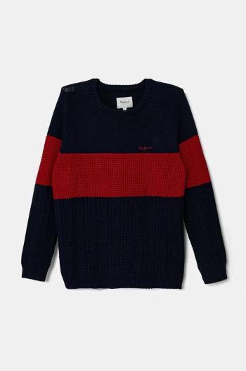 Detský bavlnený sveter Pepe Jeans DALMAR červená farba, PB701229