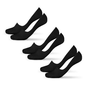 Bontis Sada 3 ks: Ponožky INVISO - Čierna | 35-38