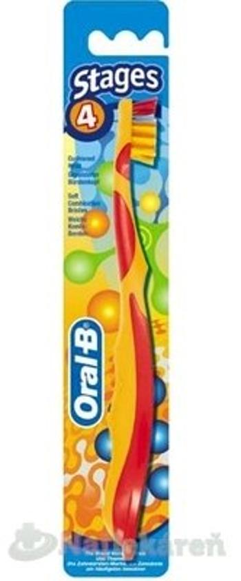 Oral-B ZK Stages 4 detská zubná kefka (od 8 rokov) 1 kus