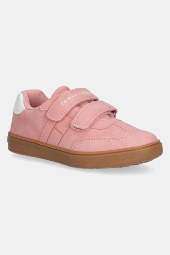 Detské tenisky Tommy Hilfiger ružová farba, T1A9-33968