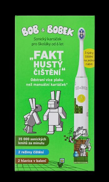 BOB a BOBEK KRAFT - Fakt husté čistenie! Sonická zubná kefka pre školákov