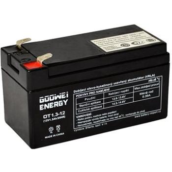 GOOWEI ENERGY Bezúdržbový olovený akumulátor OT1.3-12, 12 V, 1,3 Ah