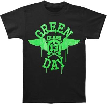 Green Day Tričko Neon Black Unisex Black XL