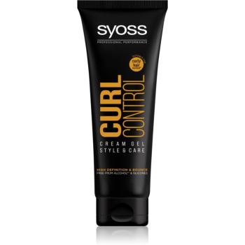 Syoss Curl Control stylingový krém pre definíciu vĺn s gélovou textúrou 250 ml