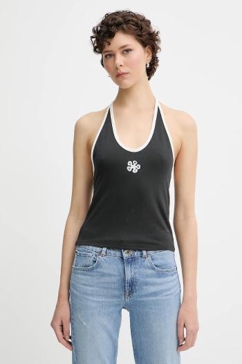 Top Levi's GR ELLA HALTER TOP čierna farba, 001QW