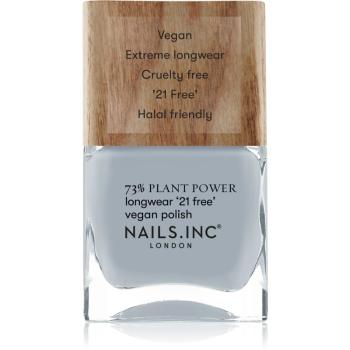 Nails Inc. Vegan Nail Polish dlhotrvajúci lak na nechty odtieň Fresh Air Don't Care 14 ml