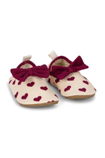 Detské topánky do vody Konges Sløjd BOWIE SWIM SHOES béžová farba, KS103341