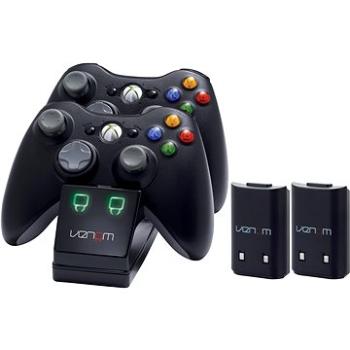 VENOM VS2891 Xbox 360 Black Twin Docking Station + 2 baterie (VS2891)