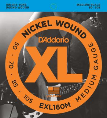 D'Addario EXL160M Struny pre basgitaru