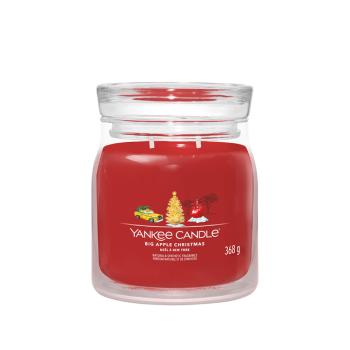 YANKEE CANDLE Signature 2 knôty Big Apple Christmas sklo 368 g