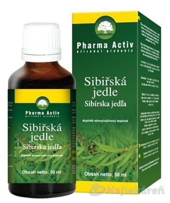 Pharma Activ Sibírska Jedľa kvapky na dýchacie cesty 50 ml