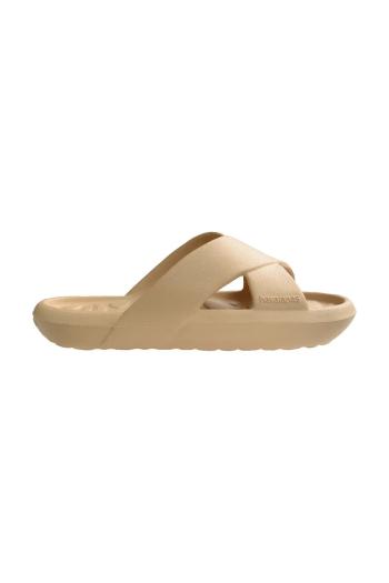 Šľapky Havaianas CANDY POP béžová farba, na platforme, 4149859.0570