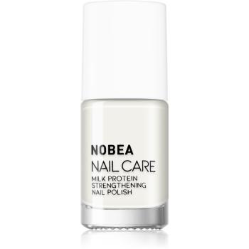 NOBEA Nail Care Milk Protein Strengthening Nail Polish posilňujúci lak na nechty 6 ml