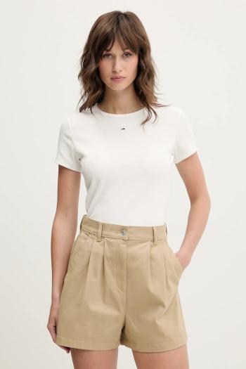 Tričko Tommy Jeans 2-pak dámske, tmavomodrá farba, DW0DW21430