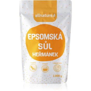 Allnature Epsomská soľ Harmanček soľ do kúpeľa 1000 g