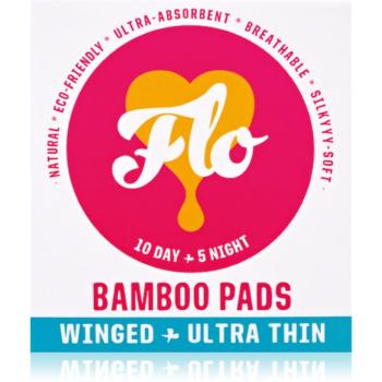 FLO Ultra Thin Bamboo vložky na deň aj noc 15 ks