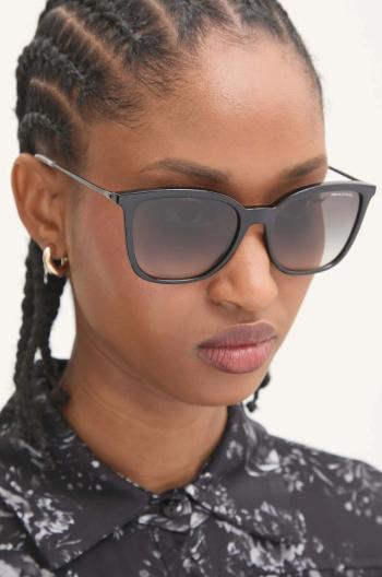 Slnečné okuliare Armani Exchange dámske, čierna farba, 0AX4151S
