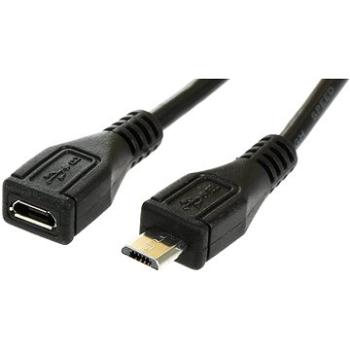 PremiumCord micro USB 2.0 predlžovací 5 m (ku2me5f)