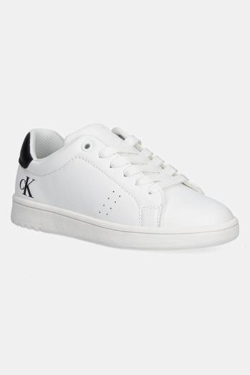 Detské tenisky Calvin Klein Jeans biela farba, V3X9-83156