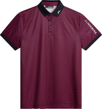 J.Lindeberg Tour Tech Print Geo Navy L Polo košeľa