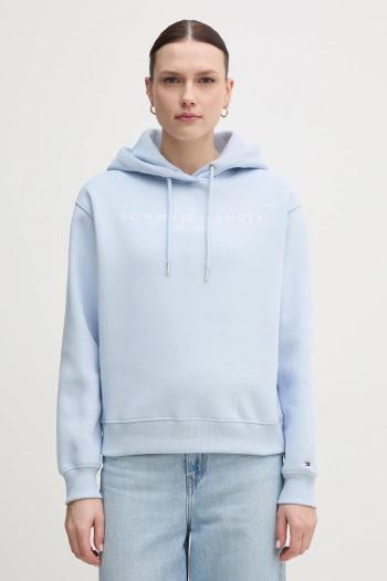 Mikina Tommy Hilfiger dámska, s kapucňou, s nášivkou, WW0WW43598