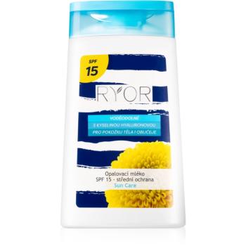 RYOR Sun Care vodeodolné mlieko na opaľovanie SPF 15 200 ml